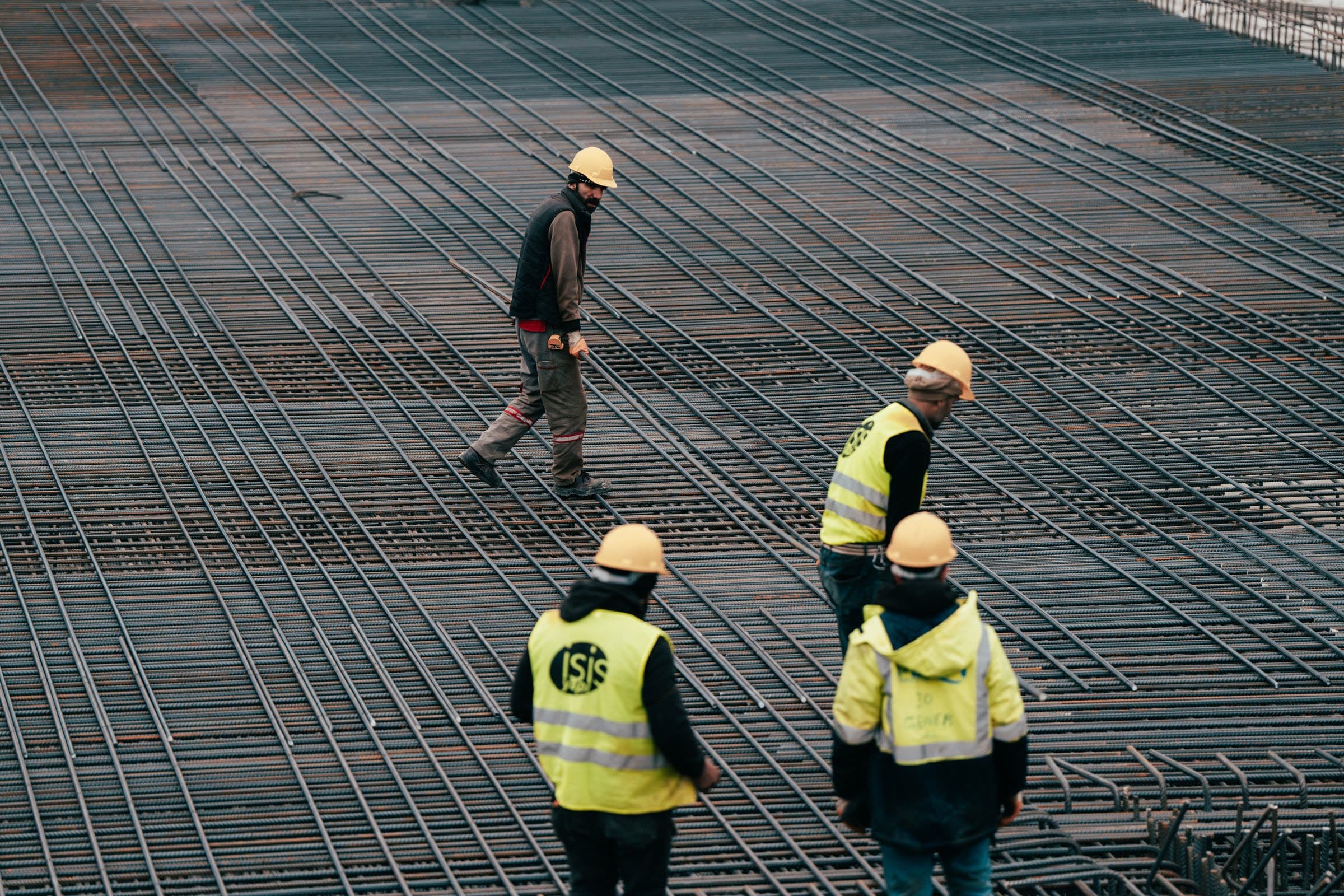 Trabajos de estructura en concreto y acero de refuerzo